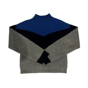 Men's Blue and Gray Sweater.ut229